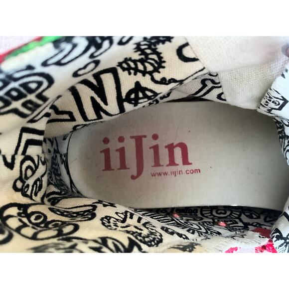 IiJin Strawberry Dream Hidden Invisible Wedge Sneakers 38/8 - Picture 6 of 13